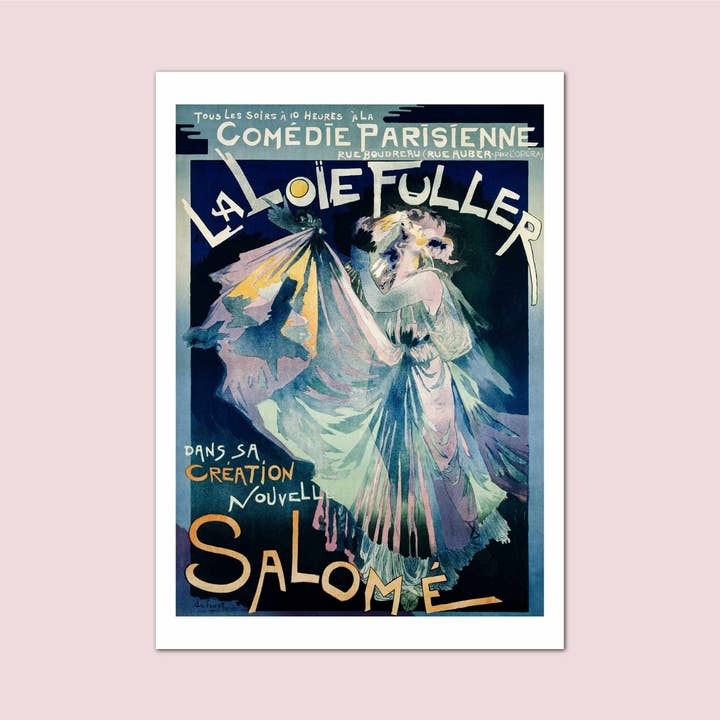 Comédie-Parisienne Loie fylligare Vintage Franska Tryck för wholesale av Holland Road Prints