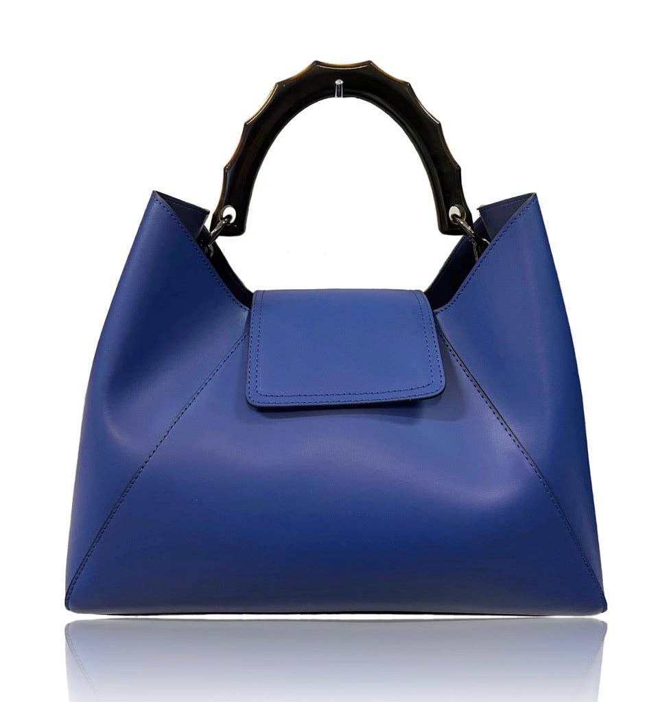 MODARNO - Vendita all'ingrosso Borsa con manico - Donna - Modarno Leather Handbag with Pony Flap “Chloe”6