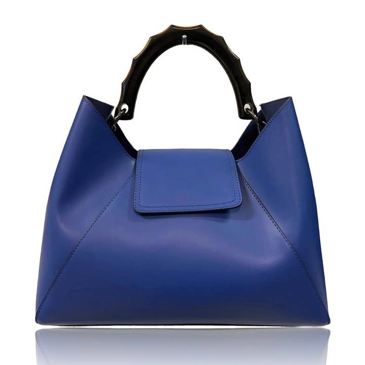 MODARNO - Vendita all'ingrosso Borsa con manico - Donna - Modarno Leather Handbag with Pony Flap “Chloe”6
