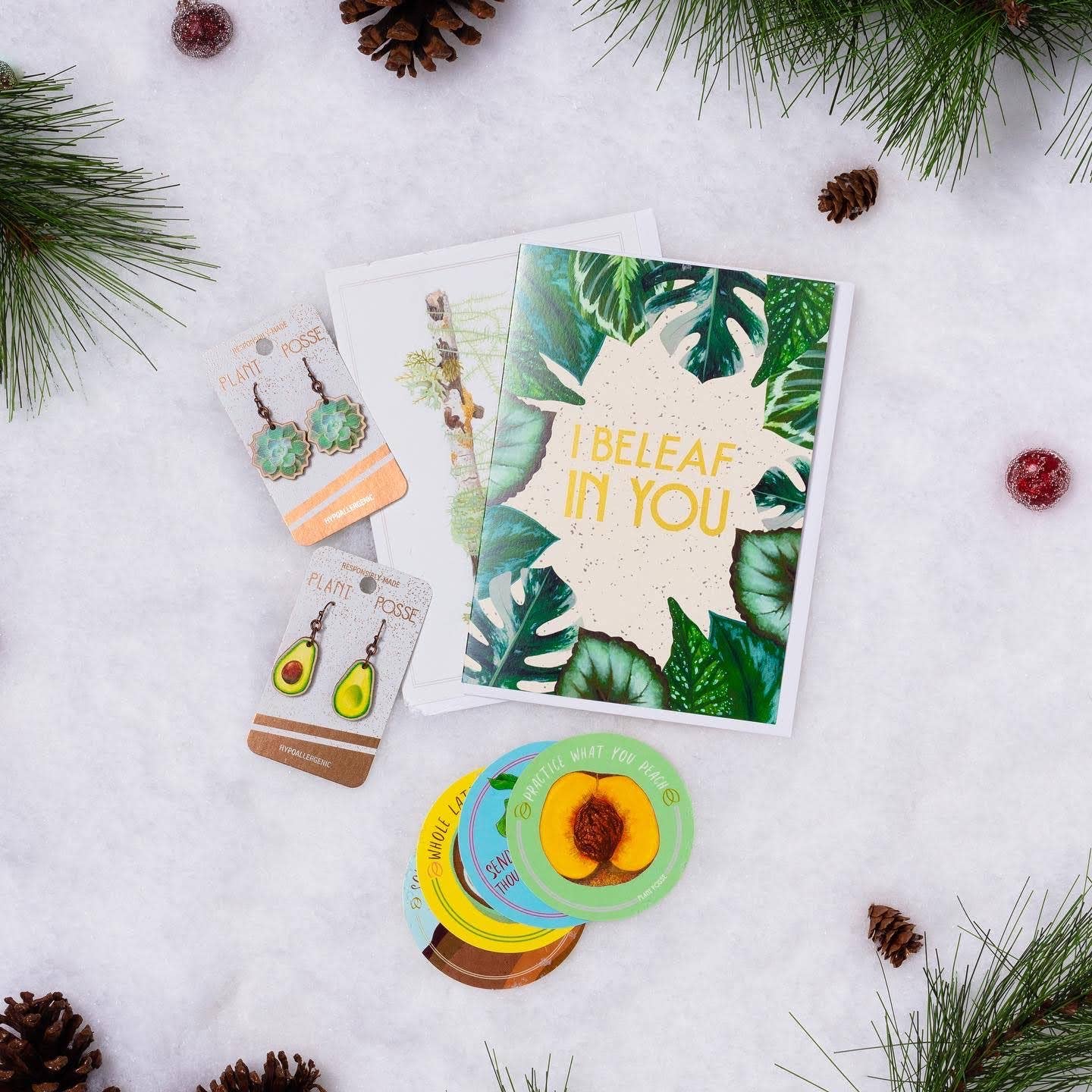 Plant Posse – wholesale Dangle earrings – Succulent Dangle Earrings4