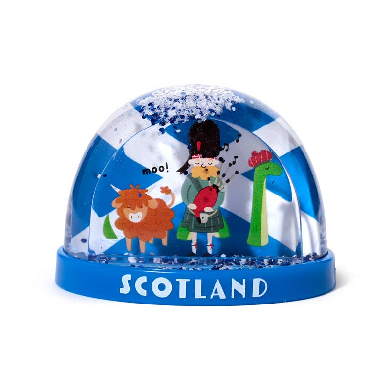 Puckator Ltd – wholesale Ornament – Scotland Souvenir Medium Glitter Snow Storm0