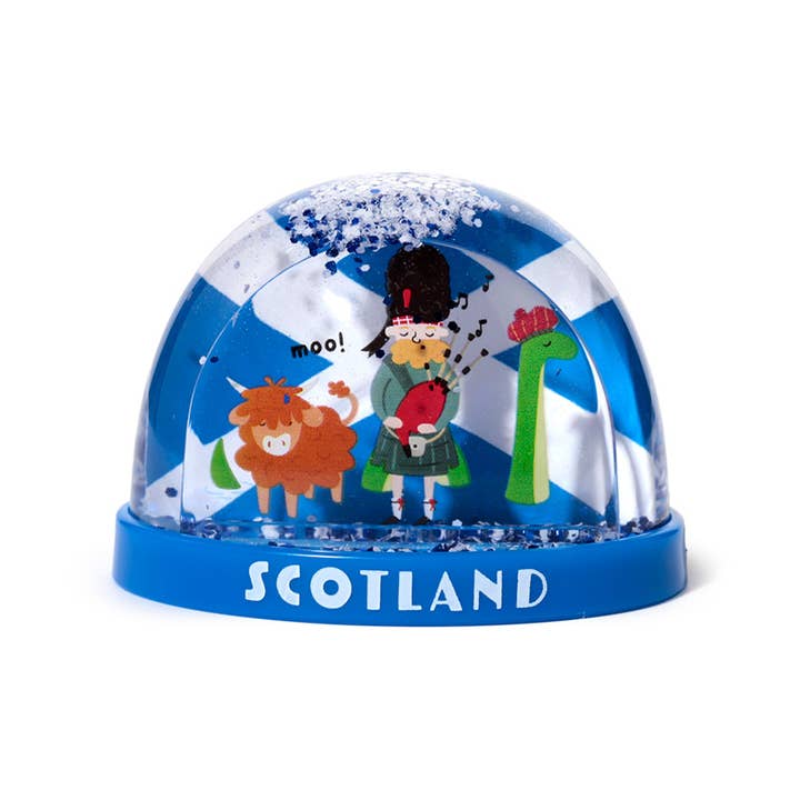 Scotland Souvenir Medium Glitter Snow Storm for wholesale by Puckator Ltd