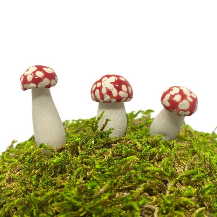 Handpicked Ceramics – Großhandel Tischdeko – Miniatur-Fliegenpilze0