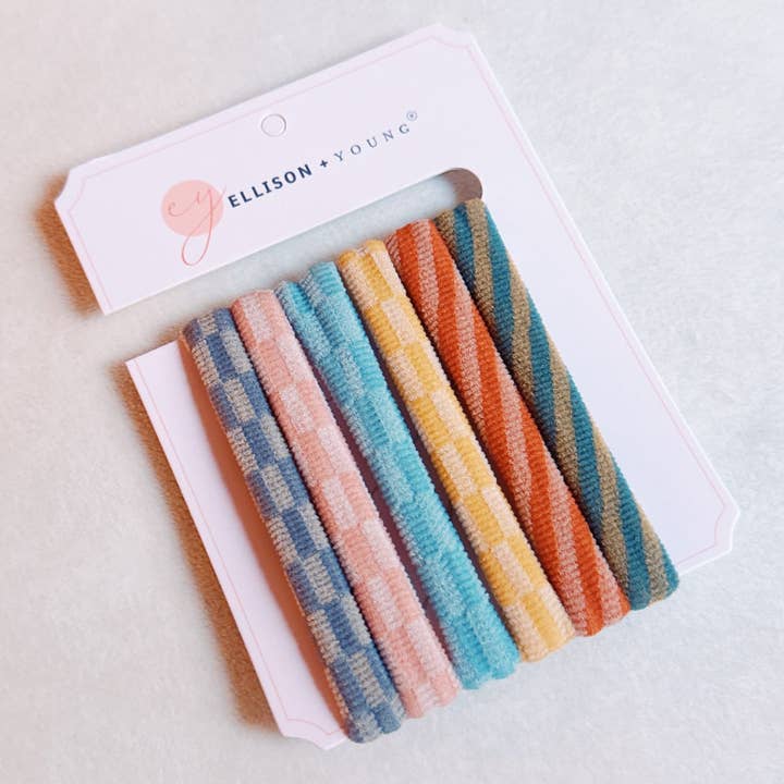 Ellison+Young - Wholesale Hair Tie - Worlds Best Everyday Hair Ties Set Of 6