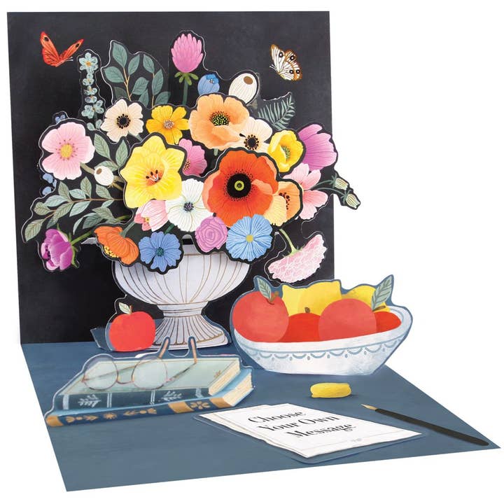 Buquê de flores do tesouro Pop Up 3D por atacado de Popshots Studios