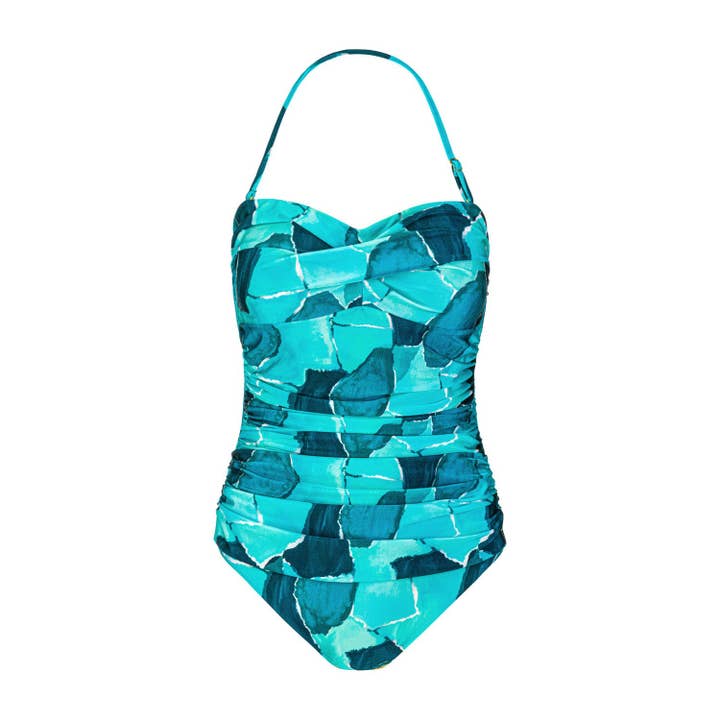 Maui Twist-Bust Bandeau Swimsuit for wholesale by Seaspray Swimwear