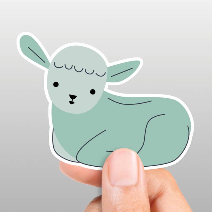 Lamb Vinyl Sticker for wholesale by Mint Parcel