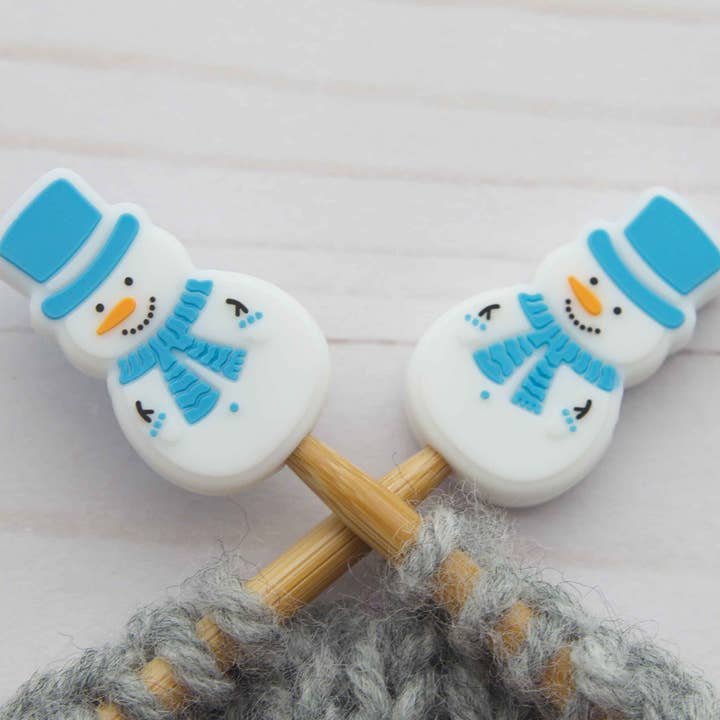 Blue Snowman | Ferma Maglia per la vendita all'ingrosso da parte di Fox & Pine Stitches