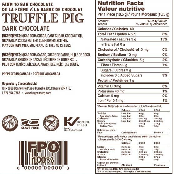 Truffle Pig - Wholesale Chocolate - 70% Cacao Dark Chocolate Piglets3