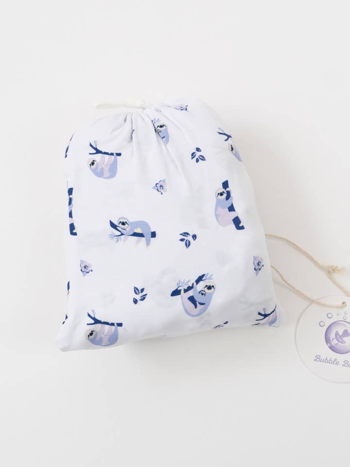 Sloths | Crib Sheet for wholesale by Bubble Baby