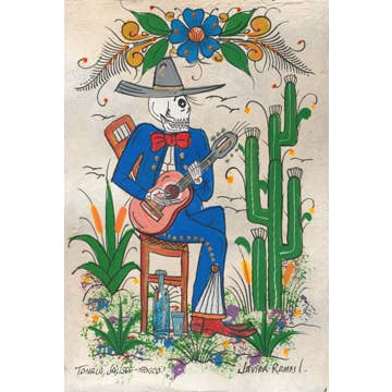 Tesoros Trading Company - Wholesale Magnet - Seated Guitar Man Magnet, USA2