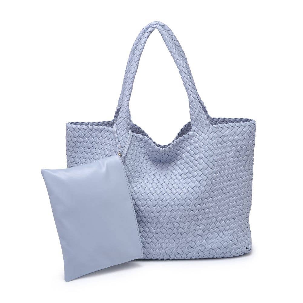 Moda Luxe - Vendita all'ingrosso Borsa tote - Donna - Borsa tote intrecciata in pelle vegana Solana44