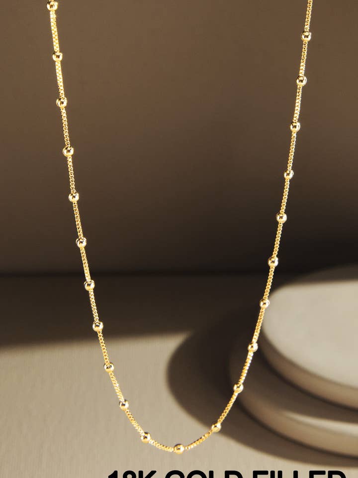 Collar de Estaciones Relleno de Oro de 18K para venta al por mayor de Urbanista