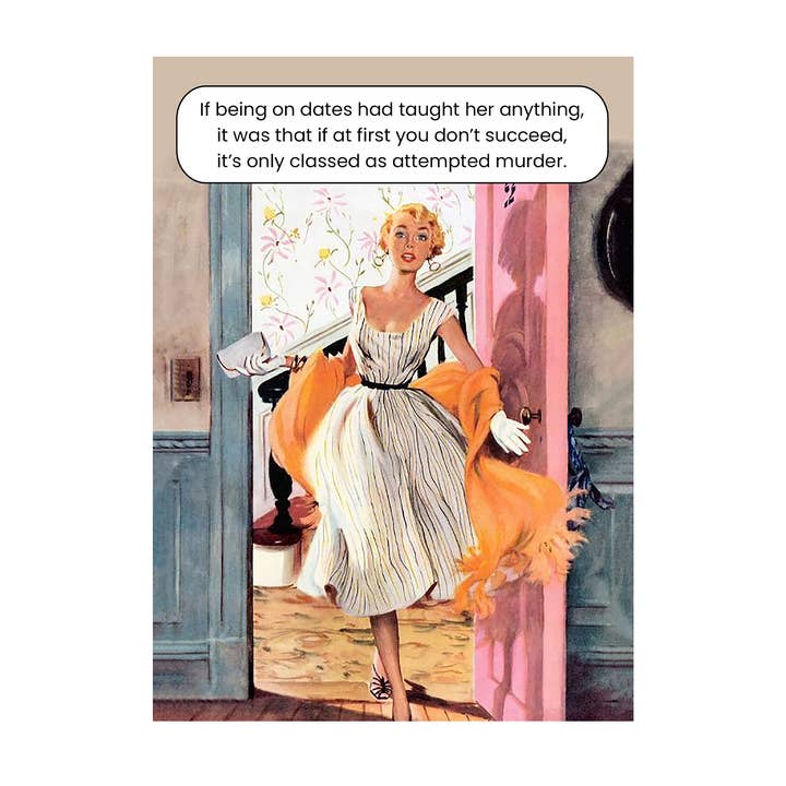 Go La La – wholesale Everyday greeting card – Date murder greeting card0