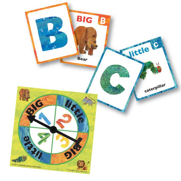 University Games - Wholesale Learning Cards - Kids & Baby - Eric Carle ABC Learning Cards Game Tin