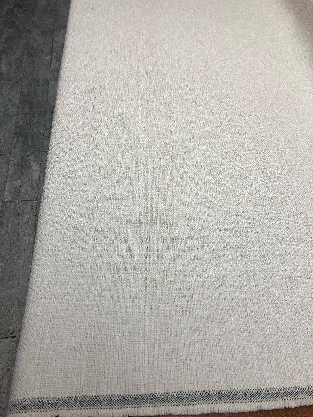 affordable home fabrics - Wholesale Fabric - Sampson Ivory White Chenille Upholstery Fabric by the yard sofa Performance Basketweave1