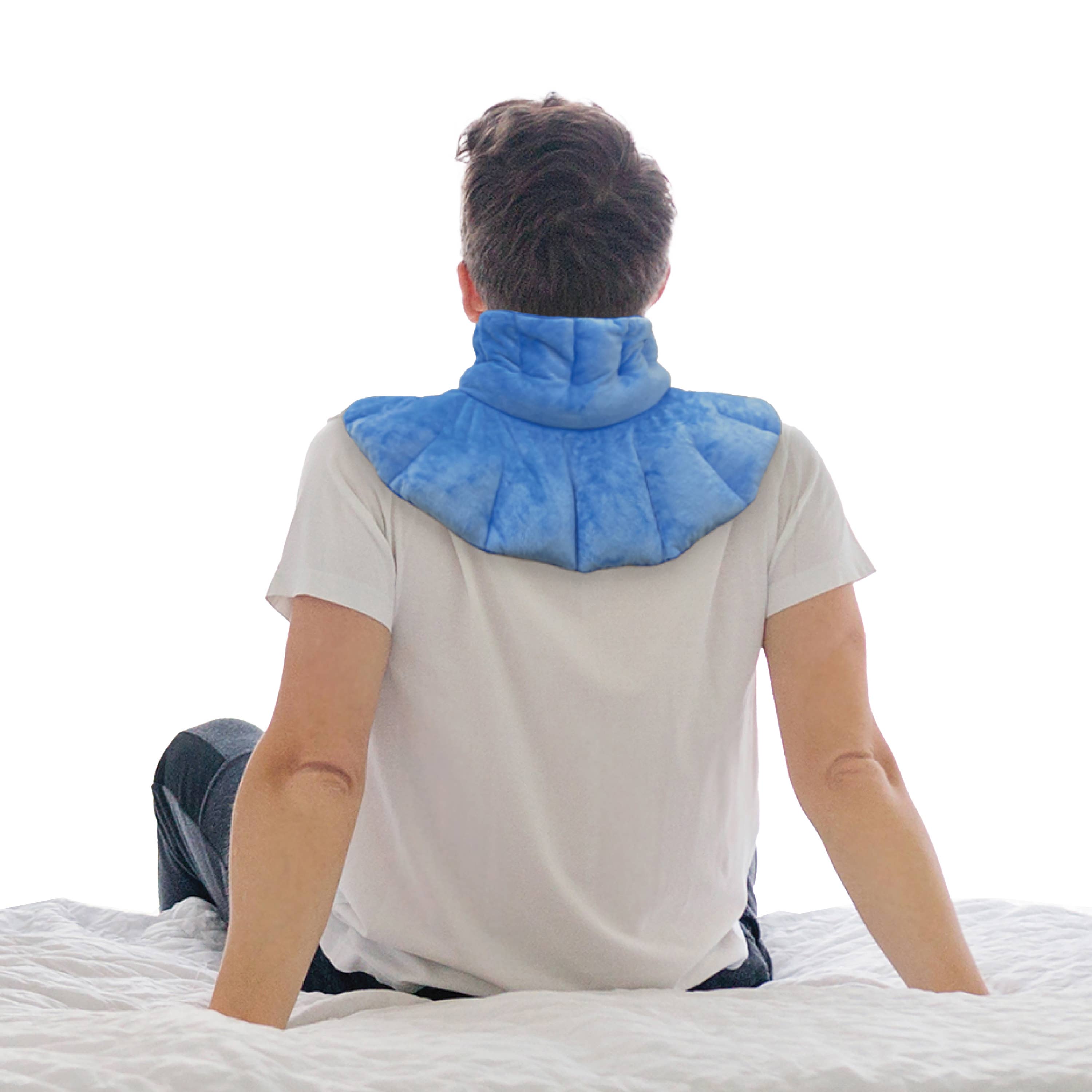 Sutton Home Fashions LLC - Vente Compresses chaud/froid - Enveloppement lesté pour cou Pur Serenity 1,6 kg, chaud et froid2