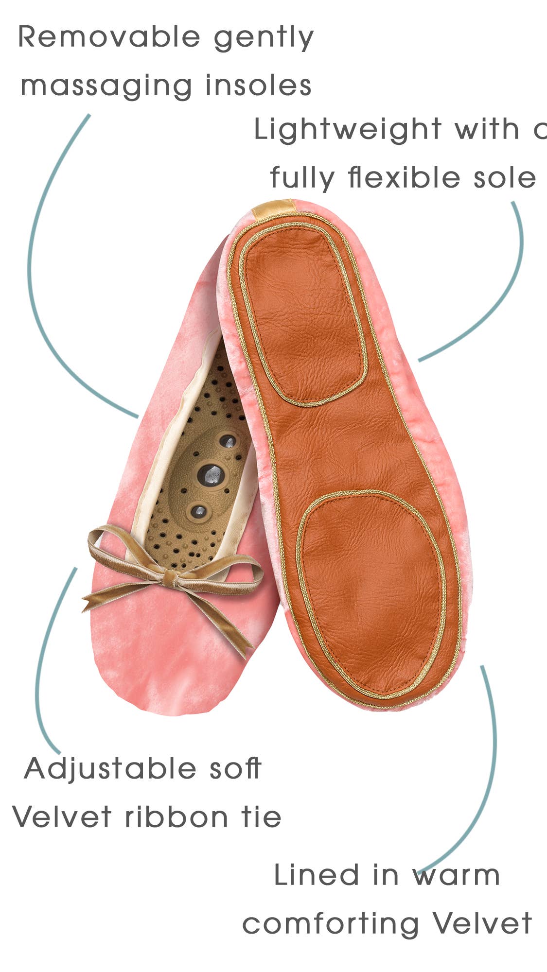 Holistic Silk Ltd - Wholesale Slippers - Women's - Silk Velvet Massage Slipper | Wellness Footwear | Lge | Jade2