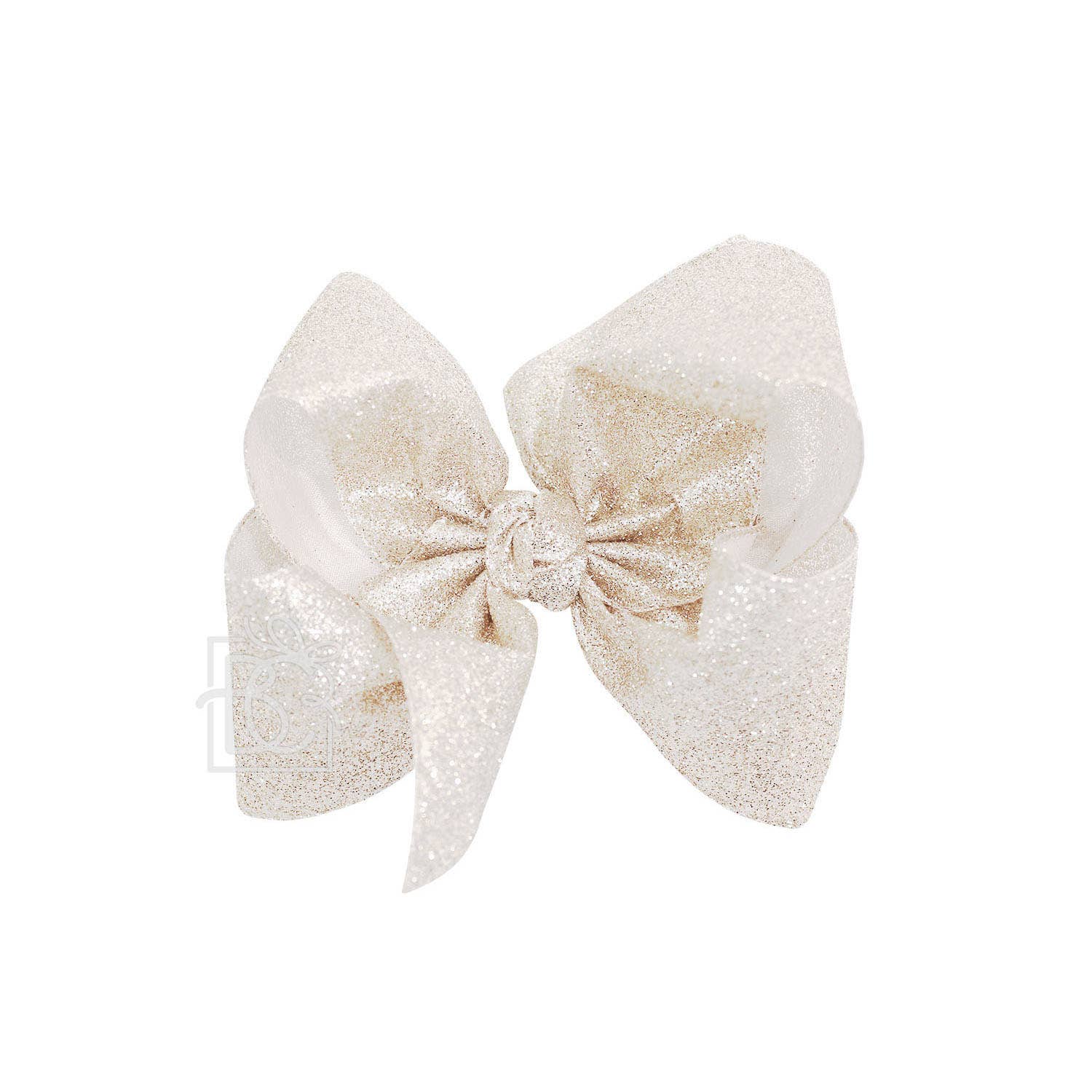 Beyond Creations, LLC - Wholesale Hair Bow - Kids - GLITTER METALLIC BOW ON CLIP73