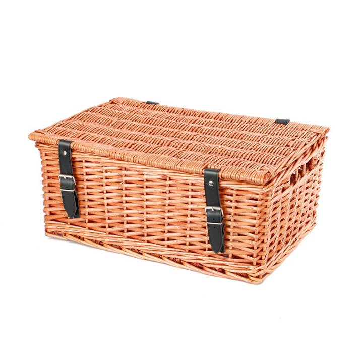 18 Inch Wicker Hamper - Split Willow - Handwoven - Basket for wholesale by Gadsby