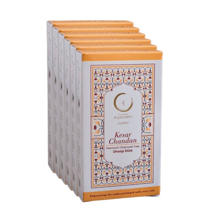 Auxilium Curations, LLC - Wholesale Incense - Sandalwood Saffron Dhoop Sticks2