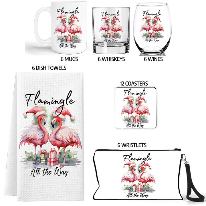 FLAMINGLE HELEMAAL VOORVERPAKKEN voor wholesale door 1 Brilliant Gift