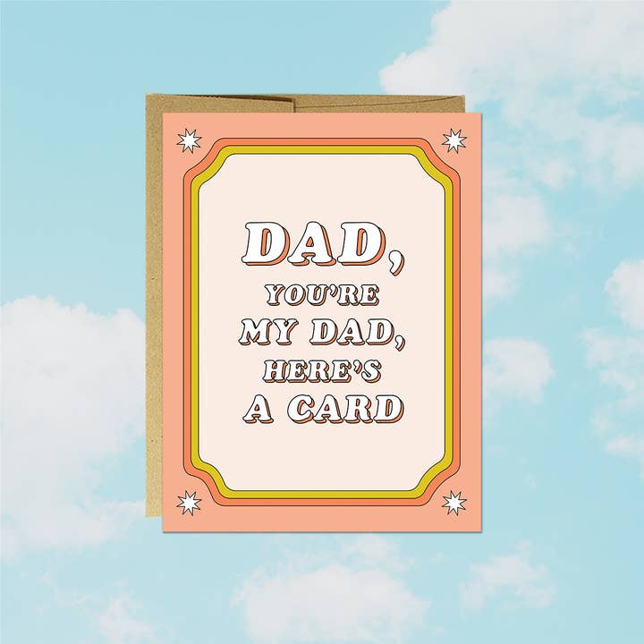 Party Mountain Paper co. - Wholesale Vaderdagkaartje - No-Nonsense Dad | Vaderdagkaart1