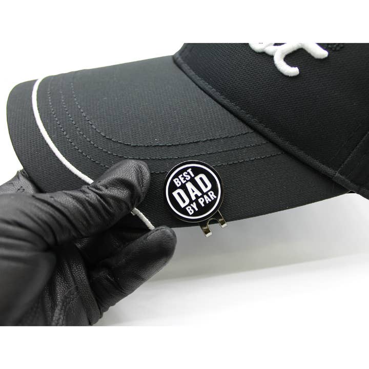 MULLIGAN HOOLIGAN® - Wholesale Gag Gift/Novelty Gift - Best Dad by Par Golf Ball Marker + Magnetic Hat Clip