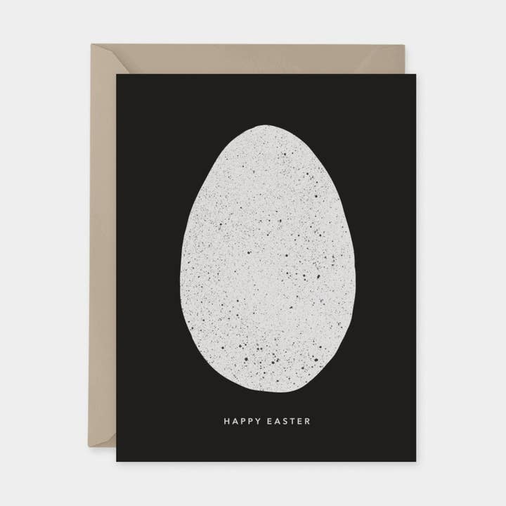 Biglietto di Pasqua, Biglietto di Pasqua con uova maculate, per la vendita all'ingrosso da parte di The Design Craft