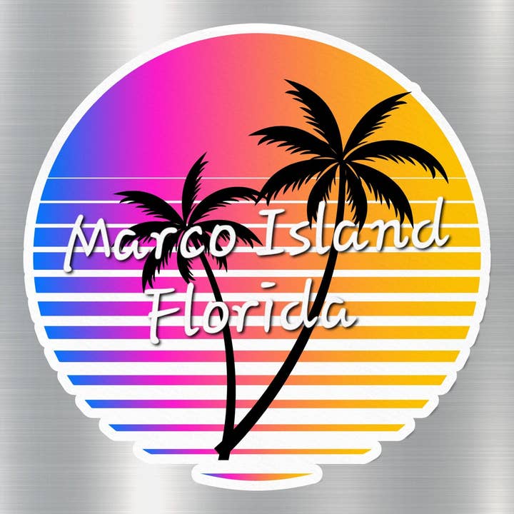 GraffMerch.com - Wholesale Sticker - Marco Island Florida Sticker