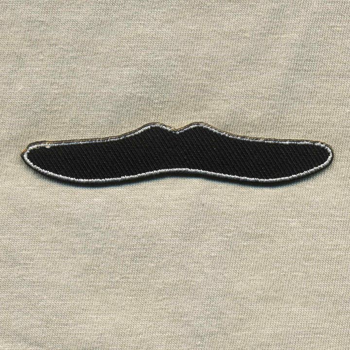 Tribal Trade GmbH - Wholesale Patch - Mustache thin curved mustache sticker patch9