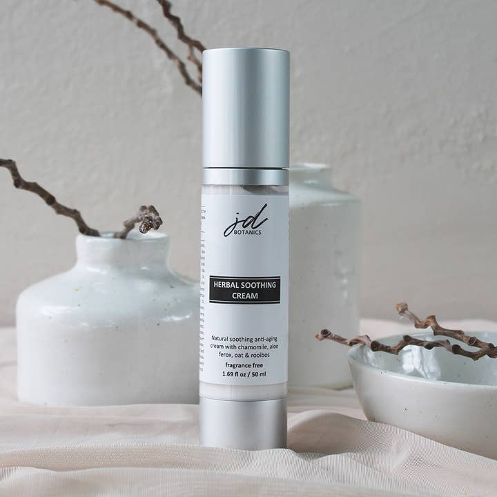 herbal soothing facial cream with aloe ferox and chamomile for wholesale by JDBotanics