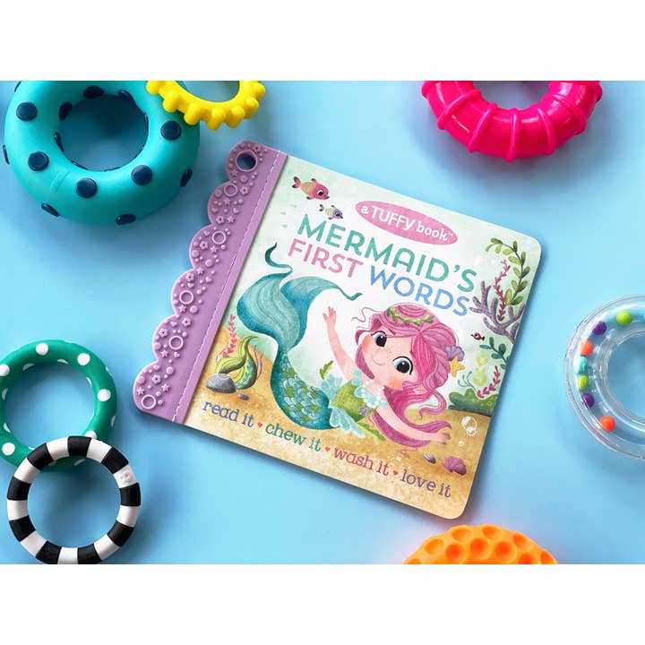 Cottage Door Press - Wholesale Baby & Toddler Book (0-2) - Mermaid's First Words (A Tuffy Teether Indestructible Book)7