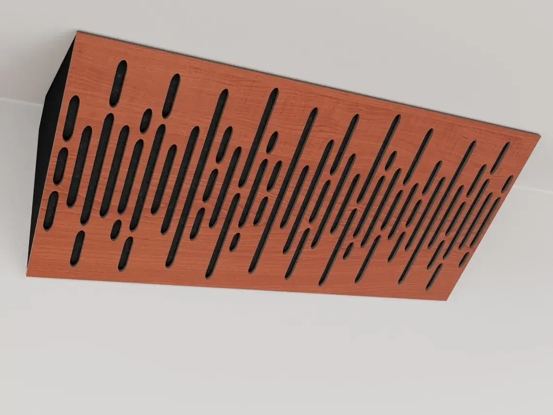 ATB-Sound sp. z o. o. - Vente Décoration murale - Petit piège à basses "WAVE-Horizont" 23x50cm pour coin de plafond3