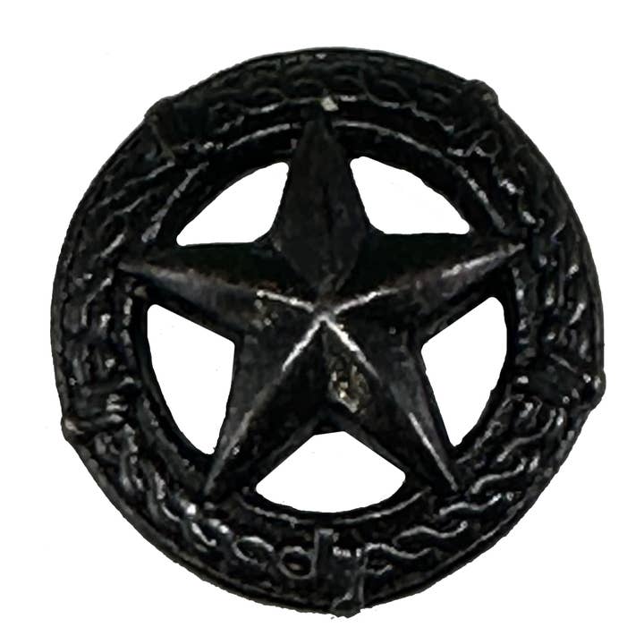 Small Barbwire Star Tack ORB 3/4" for wholesale by Rustic Iron Store