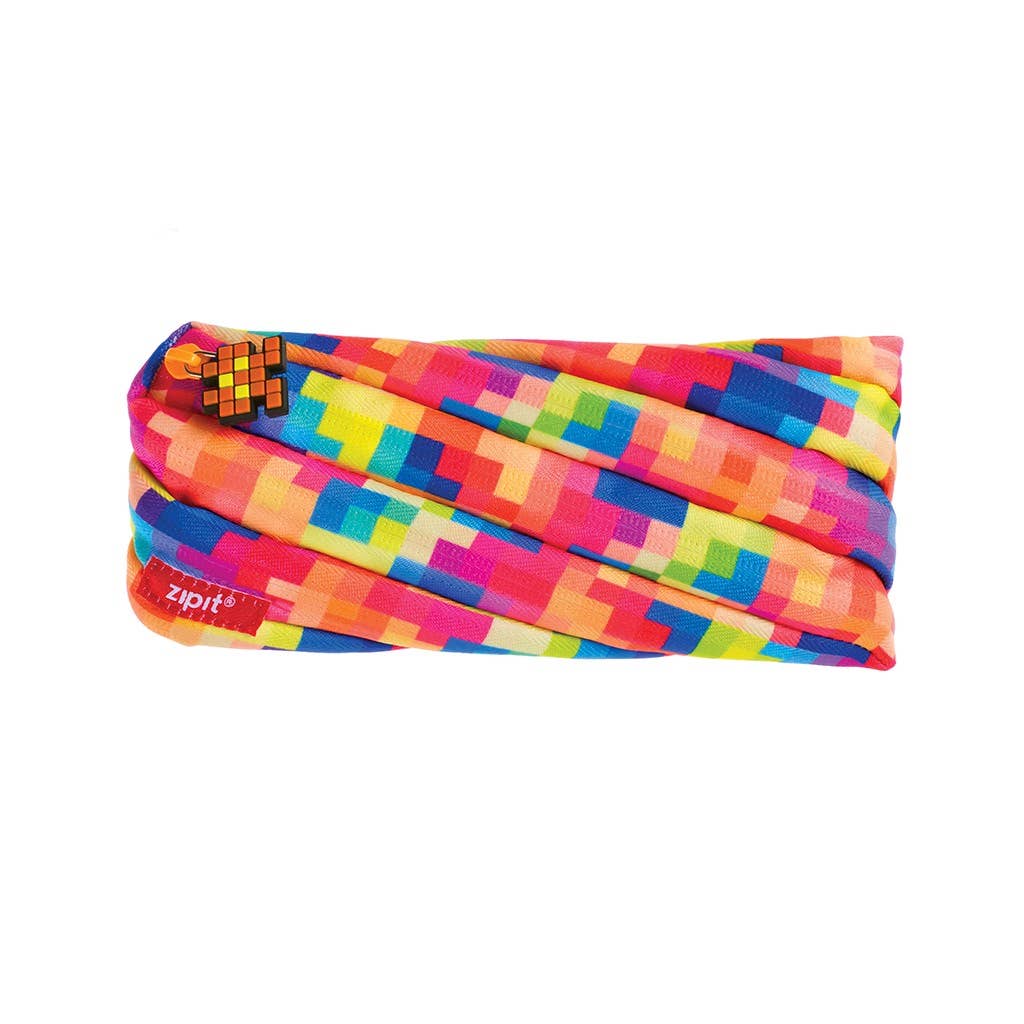 ZIPIT - Wholesale Pencil Case/Pouch - ZIPIT Pixel Corrugate Floor Display (47pcs) - Pencil Cases2