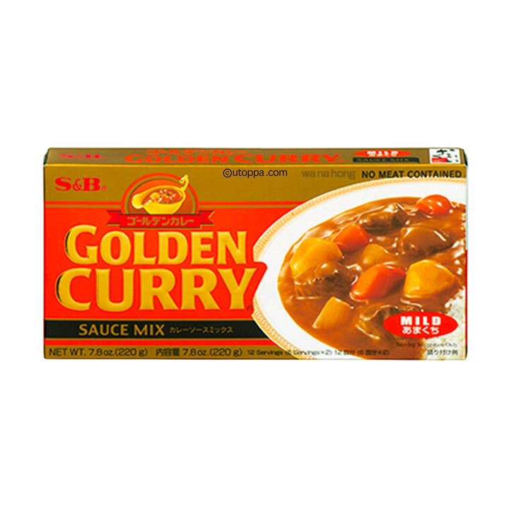 S&B Mild Golden Curry 220 g per la vendita all'ingrosso da parte di utoppa GmbH