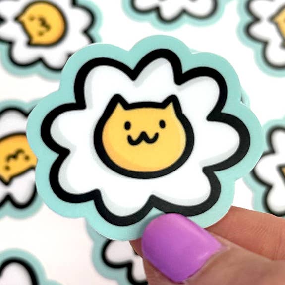 Ministicker met Daisy Cat voor wholesale door Shop Emily M