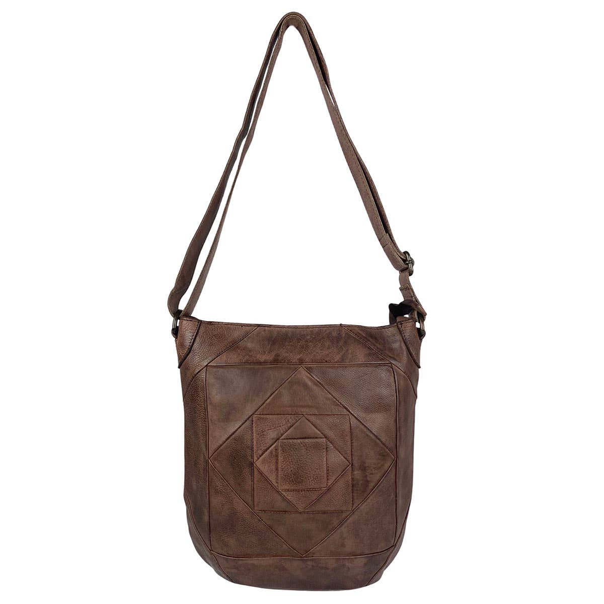 Arrigo - Wholesale Crossbody Bag - Women's - Arrigo Ladies Crossbody Shoulder Washed Leather0