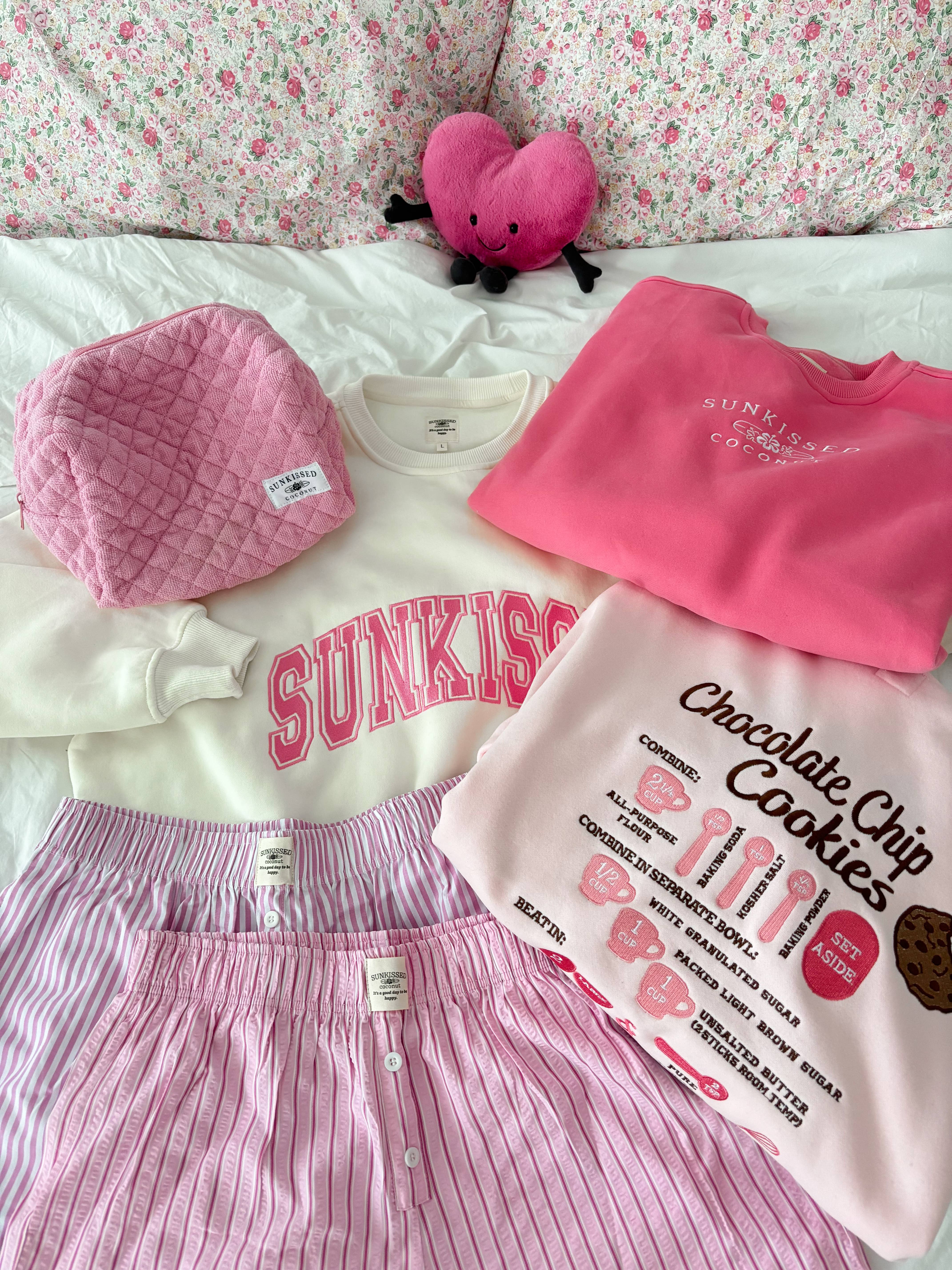 Light Pink Chocolate Chip Cookie Recipe Embroider Hoodie for wholesale on Faire10