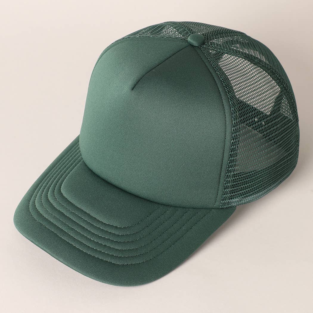 Fashion City - Wholesale Trucker Hat - Unisex - Custom Embroidery Foam Mesh Back Trucker Hat4