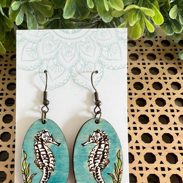 Boho cute hand painted lightweight maple wood for wholesale by Seasideblooms