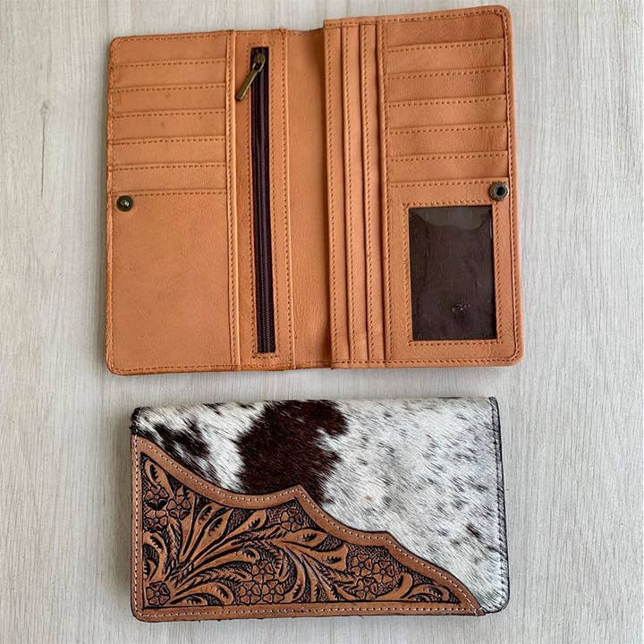 Gewerkter Leder Geldbeutel - TL09 für den Großhandel von Viceroy Leathers