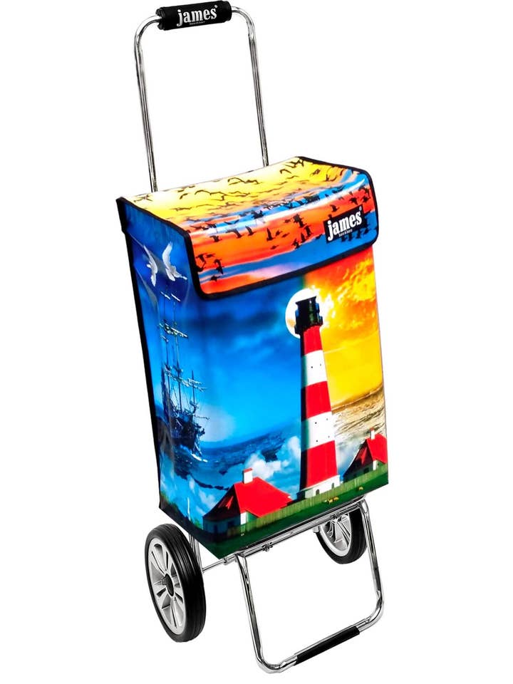 Faro-James per la vendita all'ingrosso da parte di James - der kultige Einkaufs-Butler