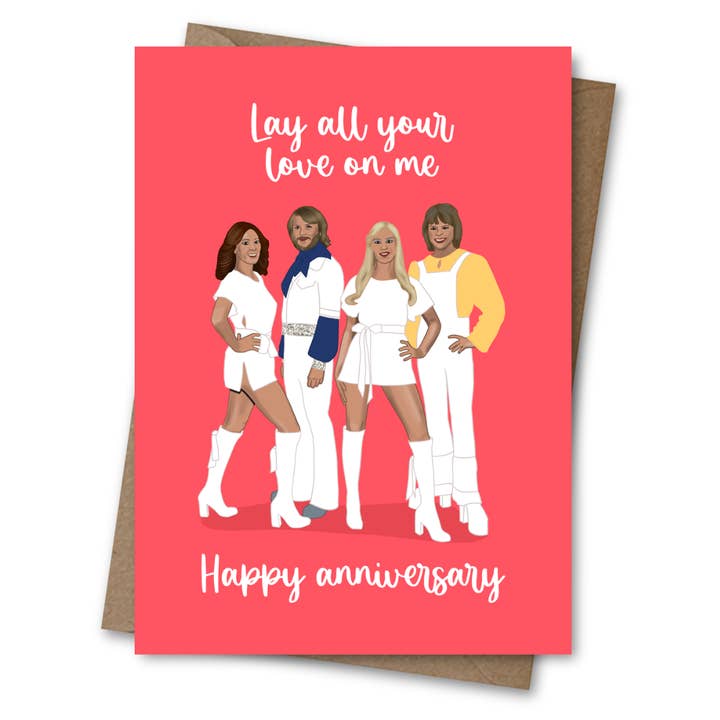 Cartão de Aniversário ABBA A6 por atacado de Sassy Sarah