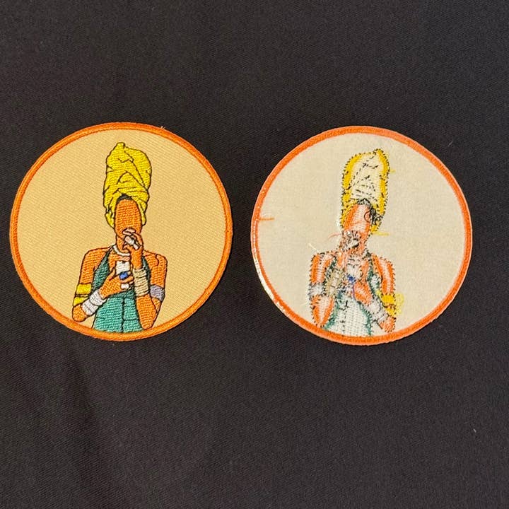 B-Side – Großhandel Aufnäher – Erykah-Badu-Patch2