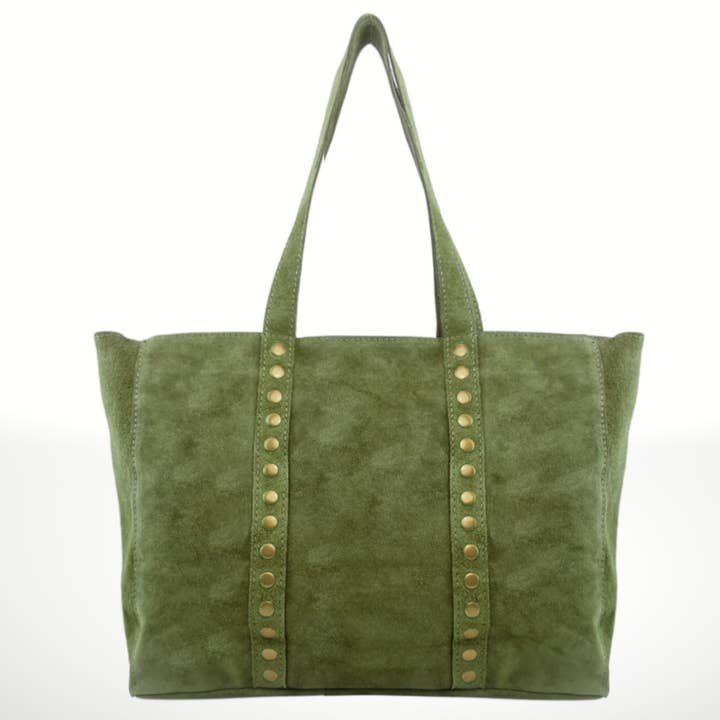 ITALIAN'S LEATHER - Wholesale Tote Bag - Women's - Celina Suede Leather Tote Bag 22071211