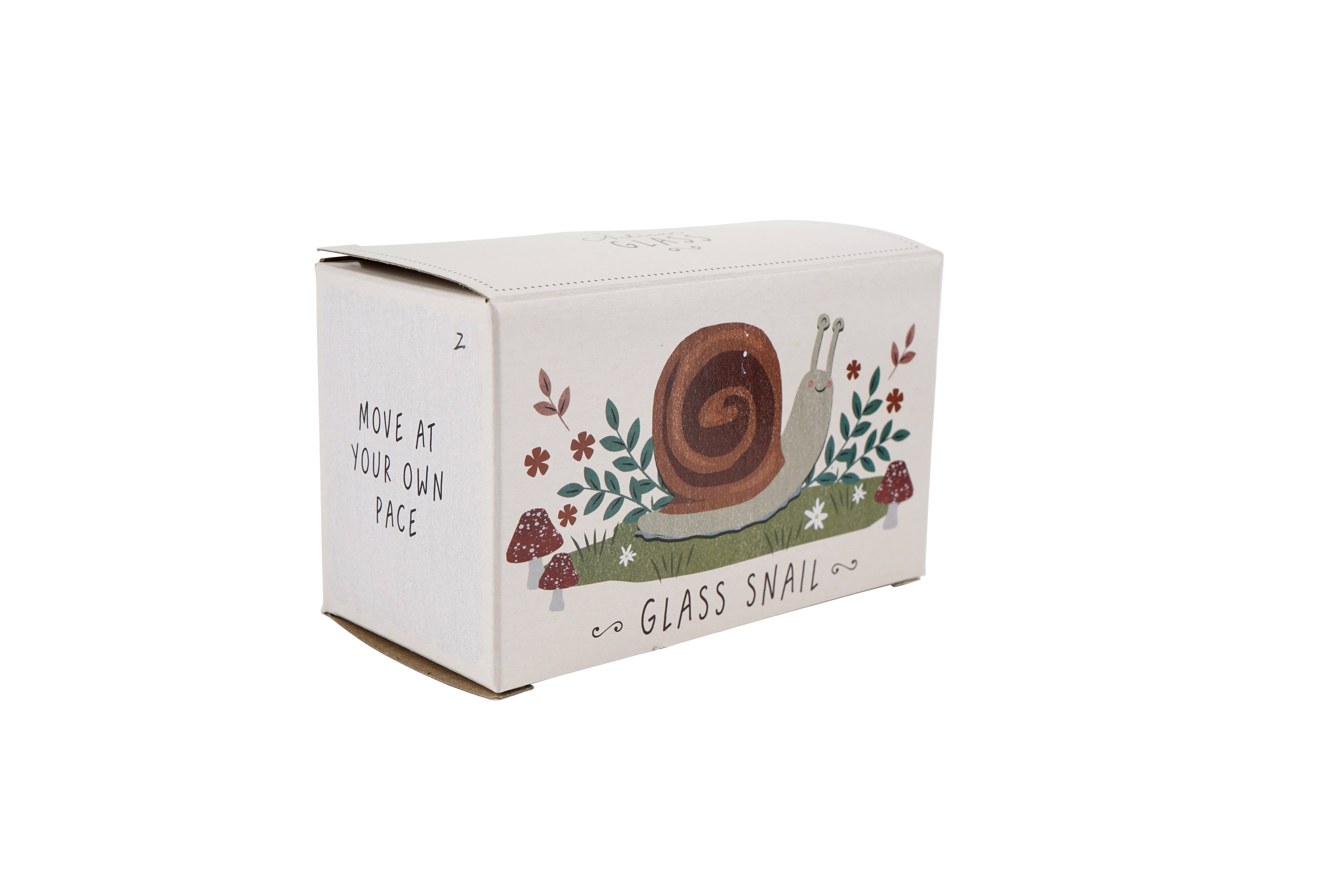 CGB Giftware - Vendita all'ingrosso Statuette decorative - 4 lumaca in vetro assortiti2