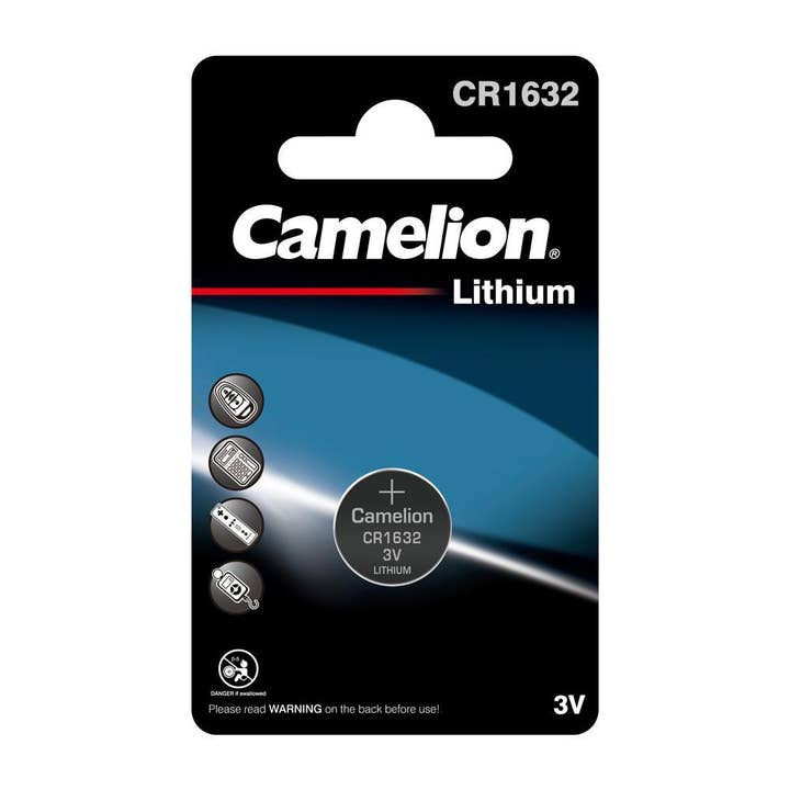 Camelion Battery - Wholesale Small/Handheld Appliance - Camelion CR1632 3V Lithium Coin Cell Battery