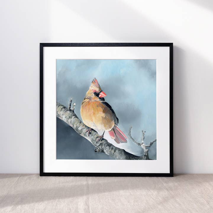 Affiche Fine Art Cardinal Golden Hour pour la vente par Kasey Melissa Art
